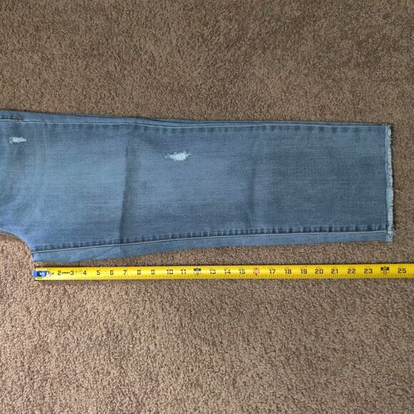 NWT Seven 7 Cropped Jeans Women's Size 8 Tower Straight High Waist Denim Pants - Picture 7 of 7